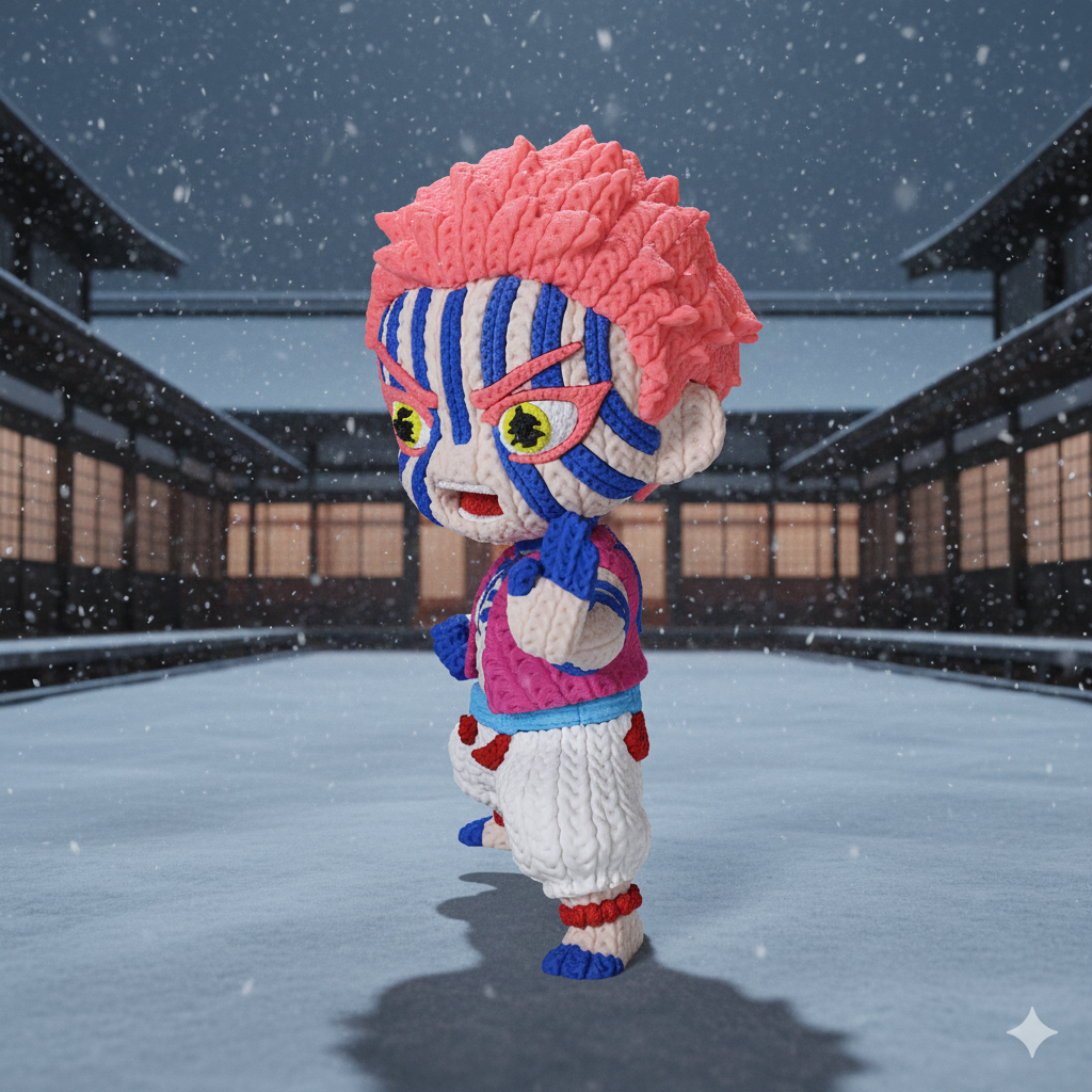 Figurine Akaza Crochet / Knitted Akaza