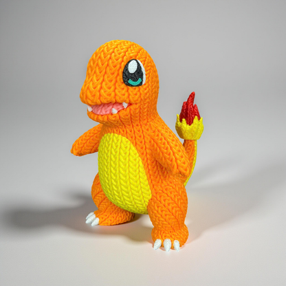 Figurine Salamèche Crochet / Knitted Charmander