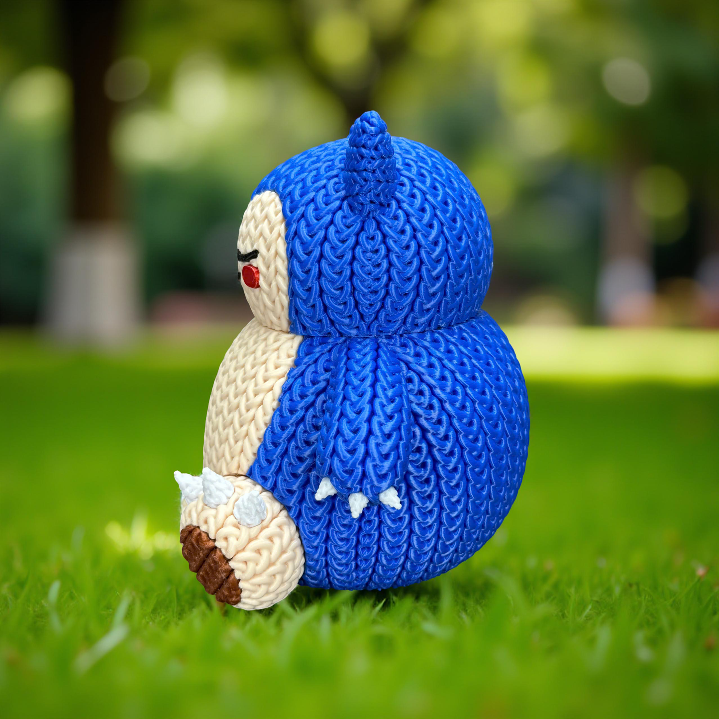 Figurine Ronflex Crochet / Knitted Snorlax