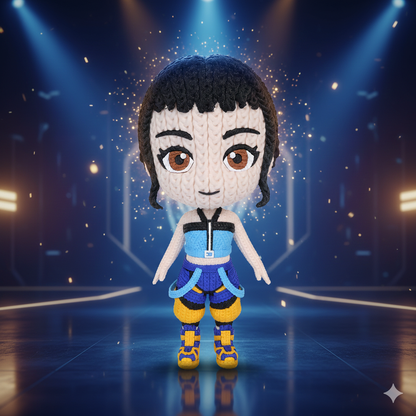Figurine Zoey Crochet / Knitted Zoey
