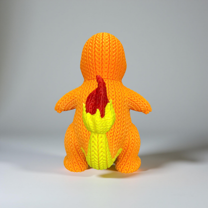 Figurine Salamèche Crochet / Knitted Charmander