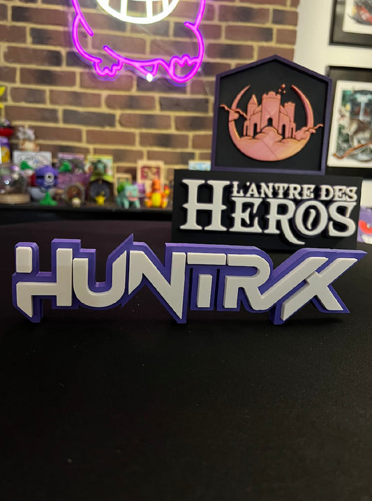Plaque décorative impression 3d Huntr/X