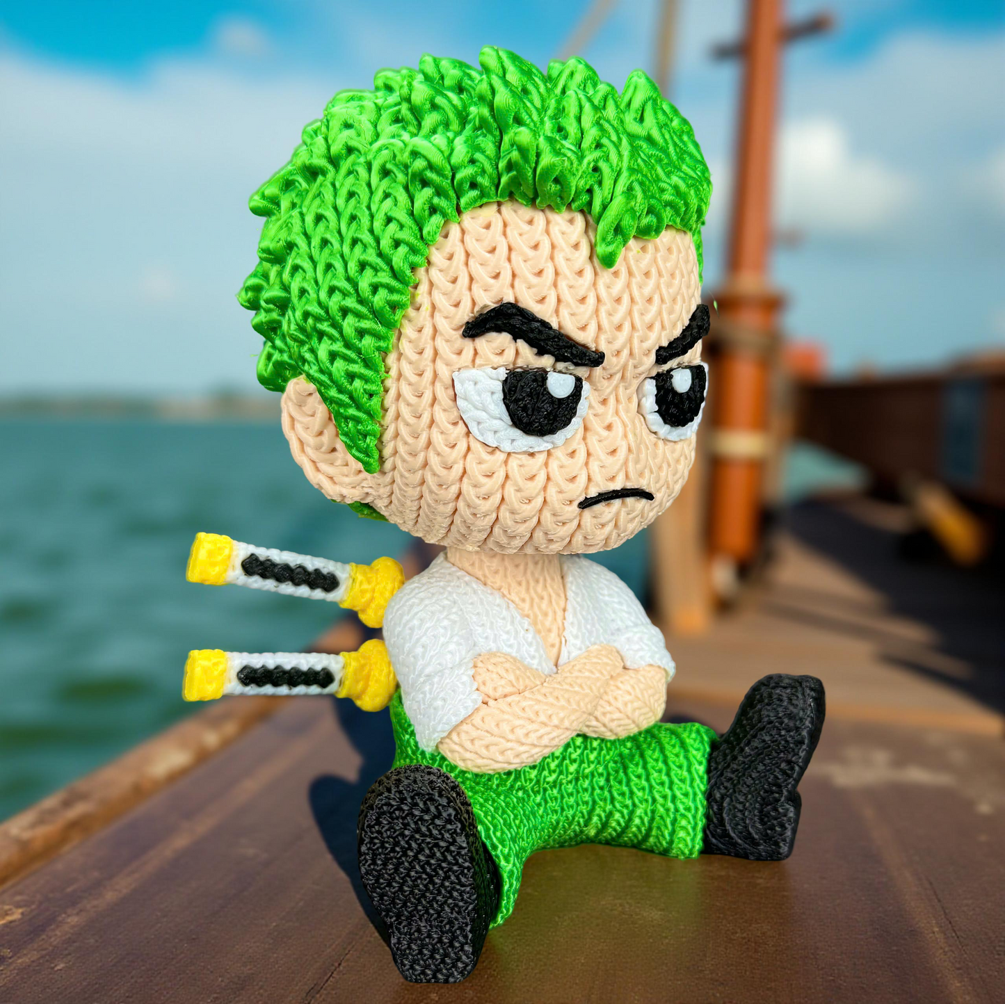 Figurine Zoro Crochet / Knitted Zoro