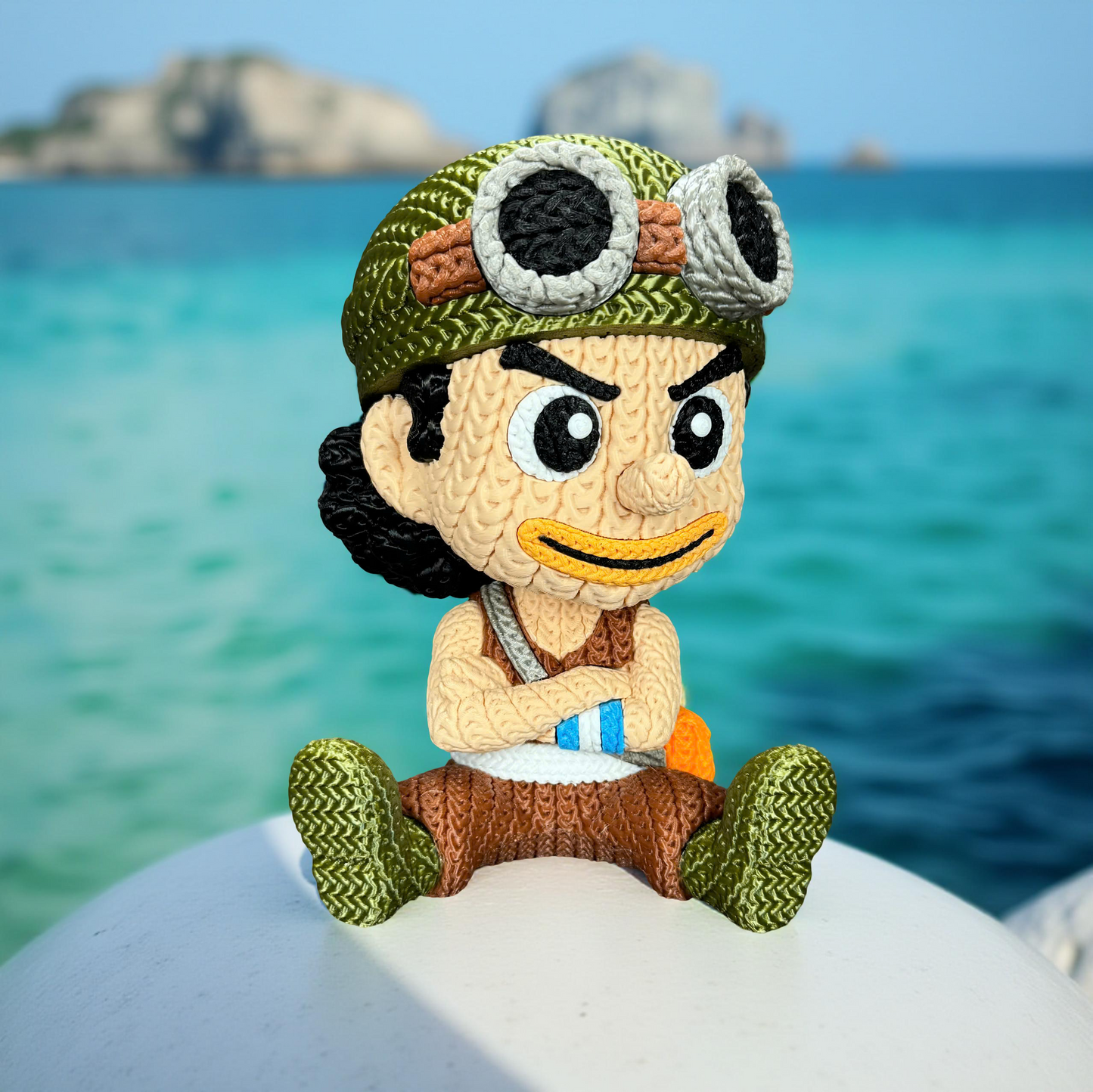 Figurine Usopp Crochet / Knitted Usopp