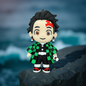 Figurine Tanjiro Crochet / Knitted Tanjiro
