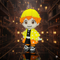 Figurine Zenitsu Crochet / Knitted Zenitsu