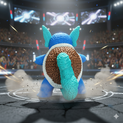 Figurine Carabaffe Crochet / Knitted Wartortle