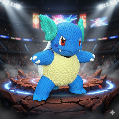 Figurine Carabaffe Crochet / Knitted Wartortle