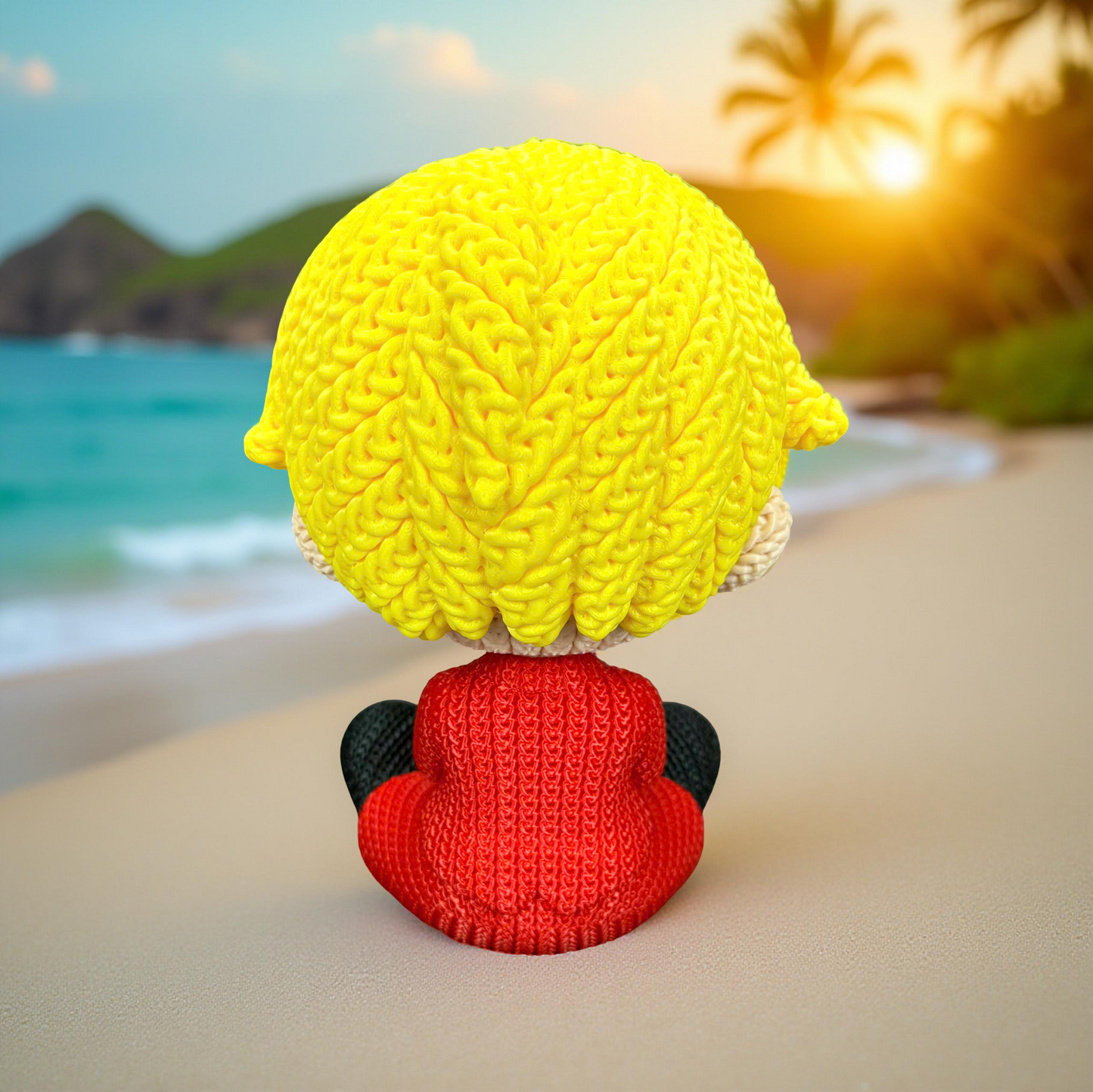 Figurine Sanji Crochet / Knitted Sanji
