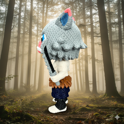 Figurine Inosuke Crochet / Knitted Inosuke