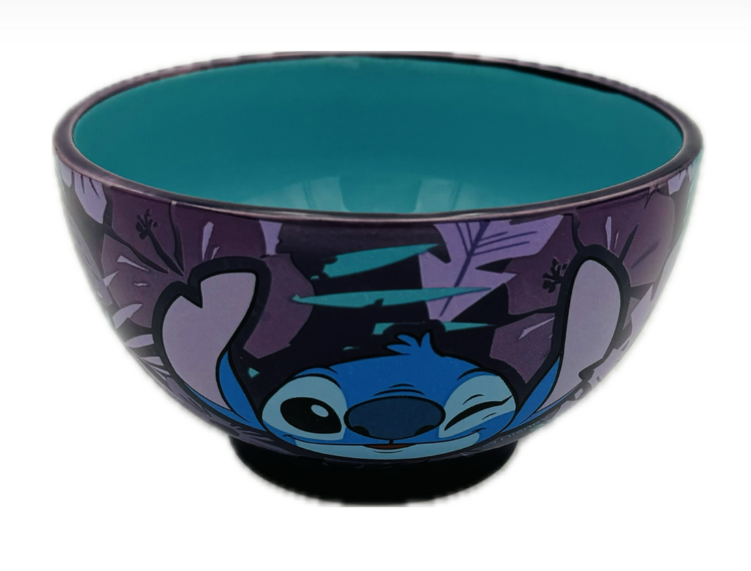 DISNEY - Stitch Purple Flower - Bol Céramique en Gift Box - 600ml