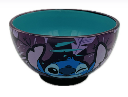DISNEY - Stitch Purple Flower - Bol Céramique en Gift Box - 600ml