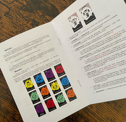 Jeu de cartes  "Craspouille"