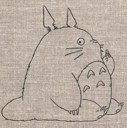 GHIBLI - Grand carnet de croquis toilé Totoro