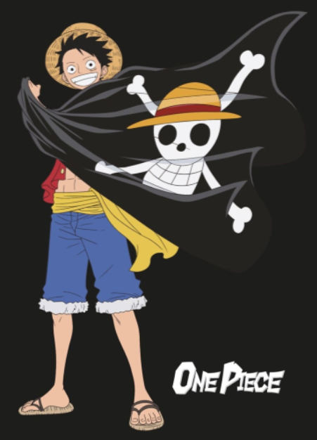 ONE PIECE - Skull - Plaid Polaire 100% Microfibre 100x140cm