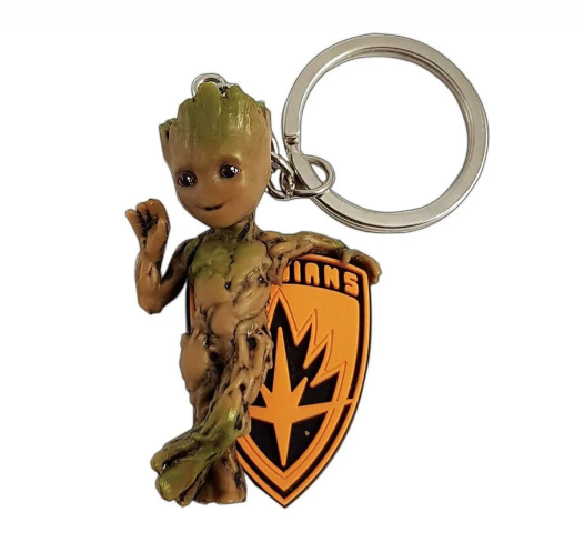 MARVEL - Porte clé 3D PVC Blister Box Baby Groot