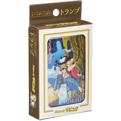 GHIBLI - Le château dans le ciel - Jeu de cartes à jouer (54 cartes)