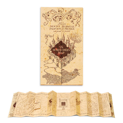 HARRY POTTER - Carte du Maraudeur - Carte