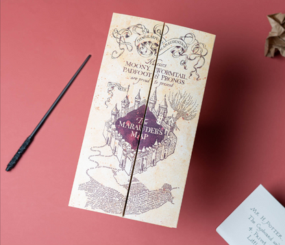 HARRY POTTER - Carte du Maraudeur - Carte