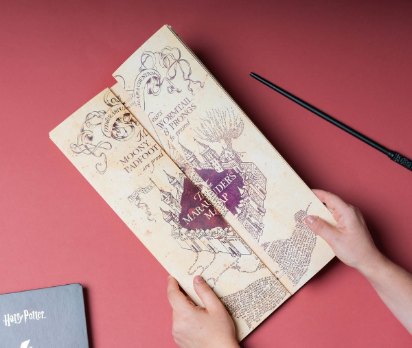 HARRY POTTER - Carte du Maraudeur - Carte