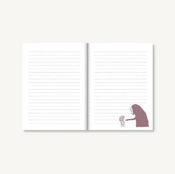 GHIBLI - Le voyage de Chihiro - Carnet feutrine Kaonashi Sans visage