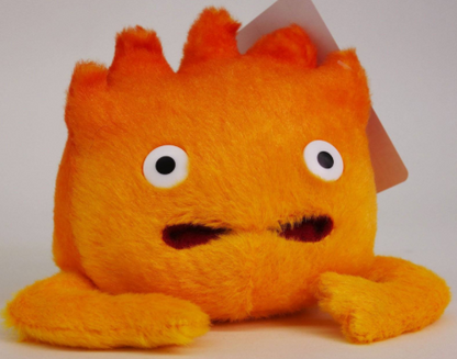GHIBLI - Le château ambulant - Peluche Calcifer 14cm