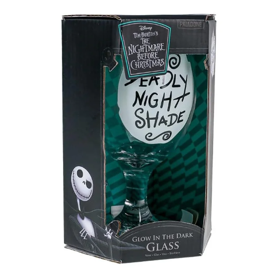 DISNEY - L'étrange noël de Mr Jack - Verre phosphorescent Deadly Night Shade 350ml