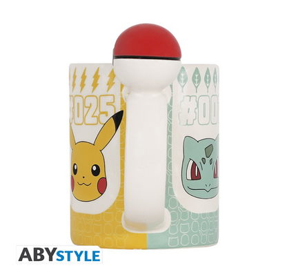 POKEMON - Mug 3D anse - Pokéball