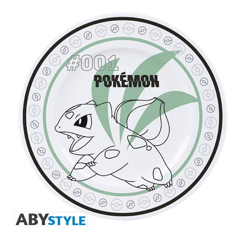 POKEMON - Set de 4 Assiettes - Starters + Pikachu