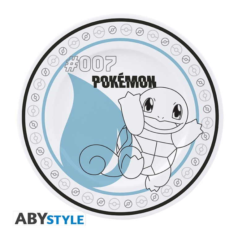 POKEMON - Set de 4 Assiettes - Starters + Pikachu