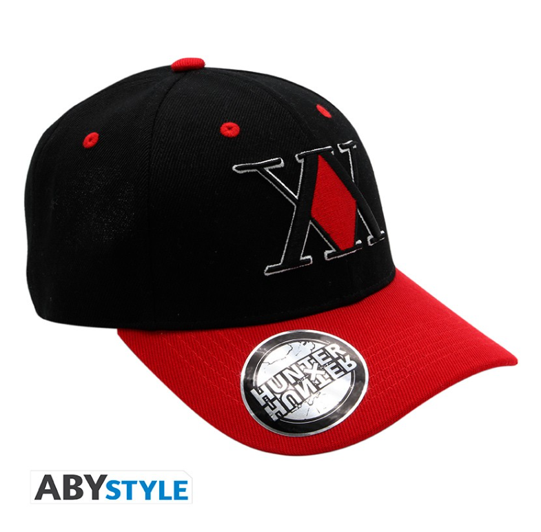 HUNTER X HUNTER - Casquette - Noir & Rouge - Emblème