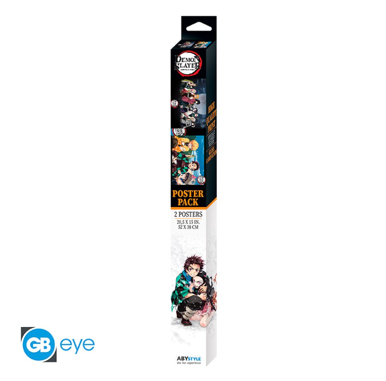 DEMON SLAYER - Set 2 Posters Chibi 52x38 - Series 2