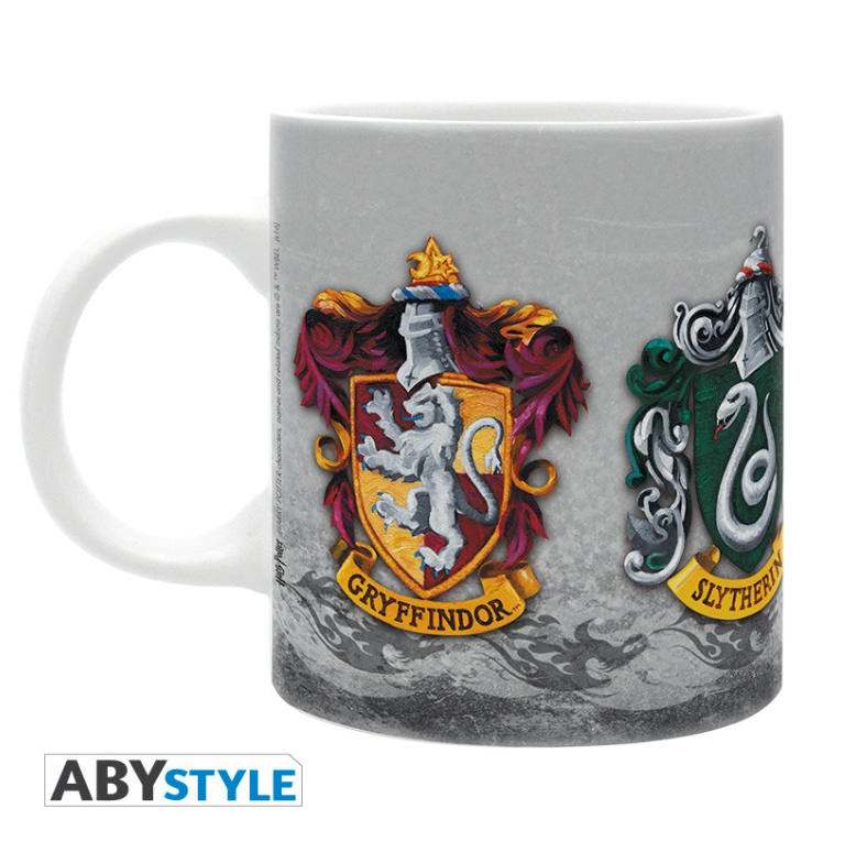 HARRY POTTER - Mug - 320 ml - Les 4 maisons - subli - avec boîte