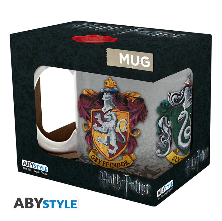 HARRY POTTER - Mug - 320 ml - Les 4 maisons - subli - avec boîte