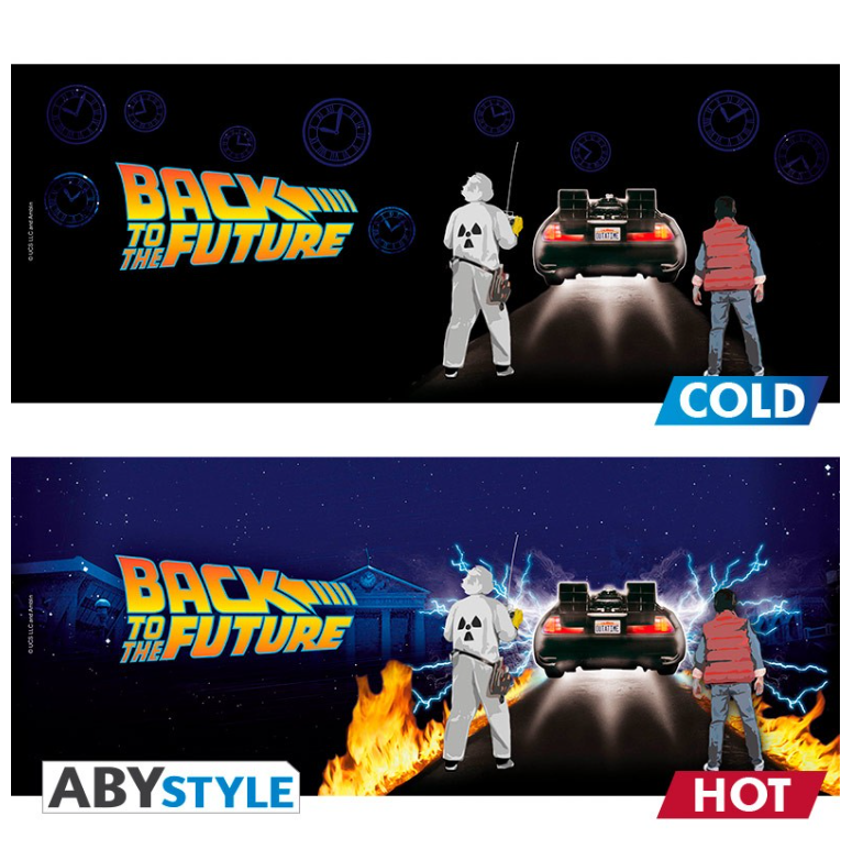 RETOUR VERS LE FUTUR - Mug Heat Change - 460 ml Time Machine