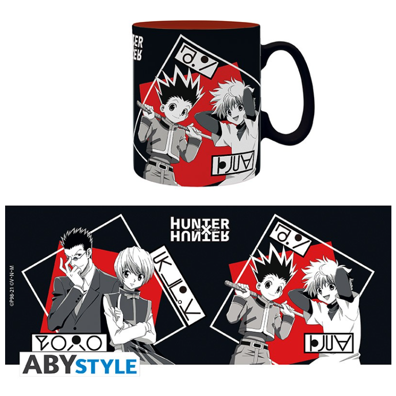 HUNTER X HUNTER - Mug - 460 ml - Groupe Gon - avec boîte