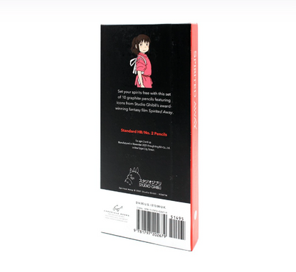 GHIBLI - Le voyage de Chihiro - Set de crayons à papier