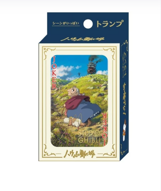 GHIBLI - Le Château ambulant - Jeu de cartes à jouer (54 cartes)