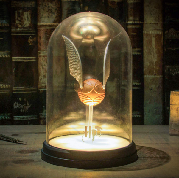 HARRY POTTER - Lampe Vif d'Or sous cloche