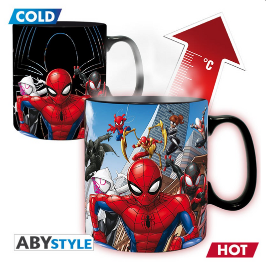 MARVEL - Mug Heat Change - 460 ml Multiverse Spider-Man