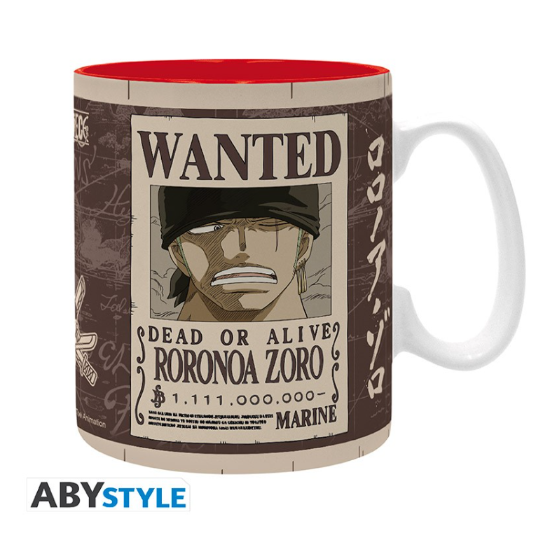 ONE PIECE - Mug - 460 ml - Zoro Wanted