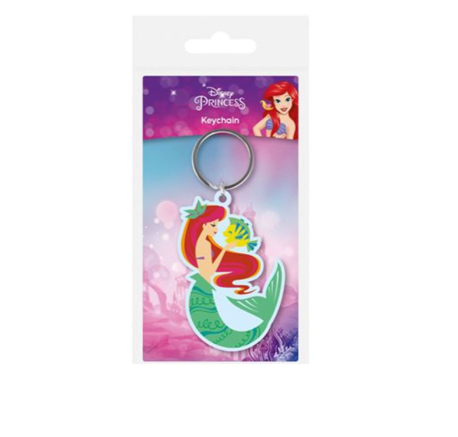 DISNEY - Ariel et Polochon - Porte-clés La Petite Sirène en PVC