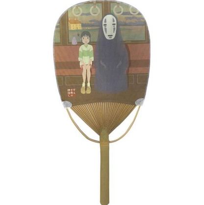 GHIBLI - Le Voyage de Chihiro - Eventail Chihiro & No Face dans train -