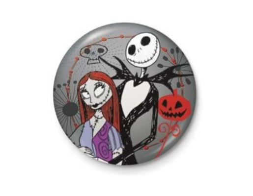 DISNEY - L'Etrange Noël de Mr Jack - Jack & Sally - Button Badge 25mm