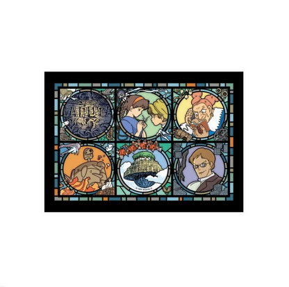 GHIBLI - Le château dans le ciel - Puzzle vitrail 208 pièces