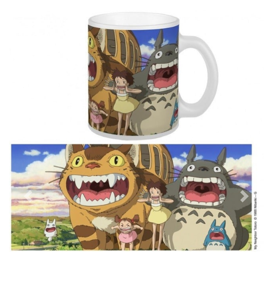 GHIBLI - MON VOISIN TOTORO - Mug 300ml Chatbus et Totoro
