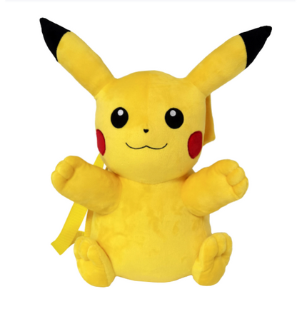 POKEMON - Sac à dos peluche Pikachu