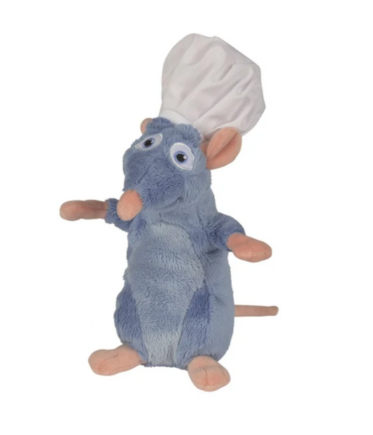 DISNEY - Peluche Ratatouille - Rémy avec Toque - 20cm