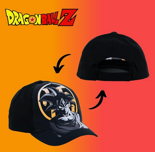 DRAGON BALL Z - Goku - Casquette Noir Enfant 54cm