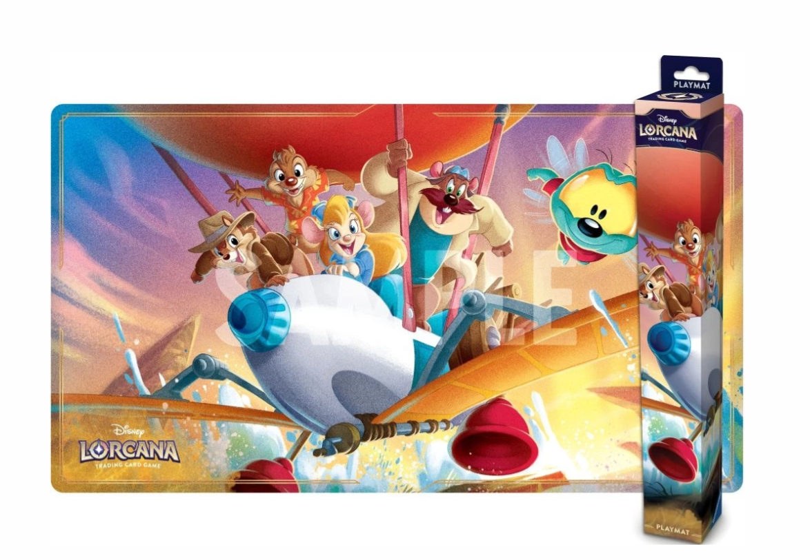PRECOMMANDE - DISNEY - Tapis de jeu Lorcana (Playmat) "Tic et Tac"